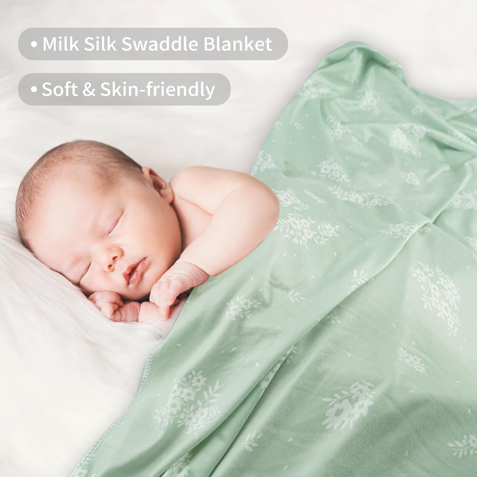 Viviland Jersey Swaddle Blanket comes in a convenient two-pack.