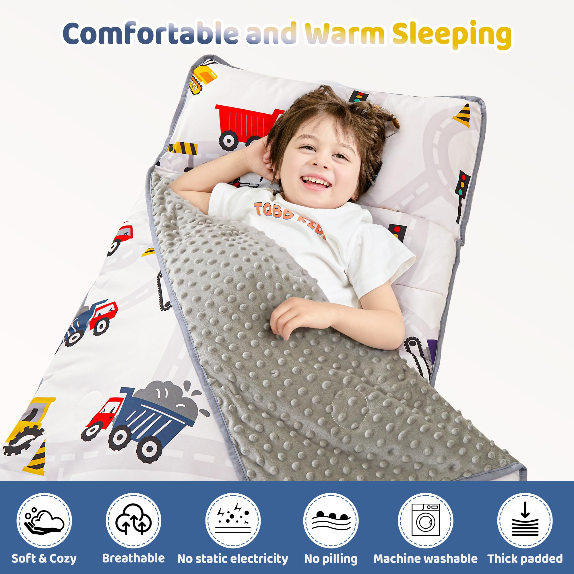 Viviland kindergarten nap mat size 50x20 inches for ages 3-6