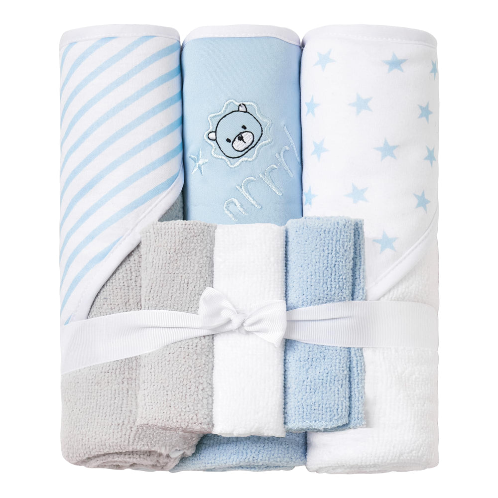 Viviland Lion Hooded Towel close-up shows plush fabric and cozy design.