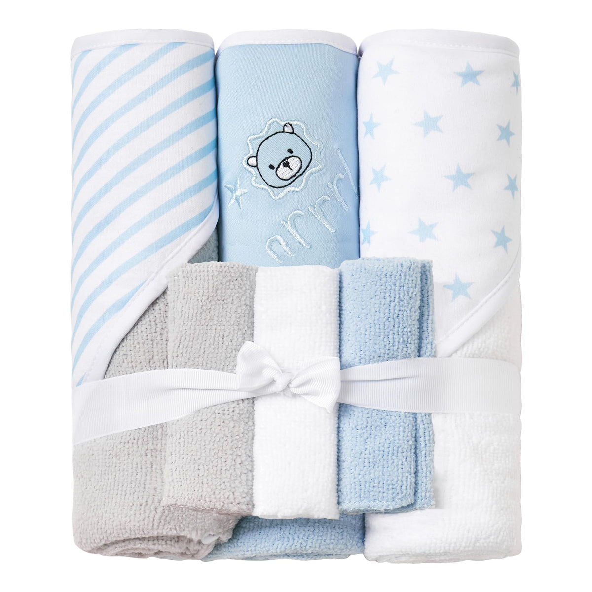 Viviland Lion Hooded Towel close-up shows plush fabric and cozy design.