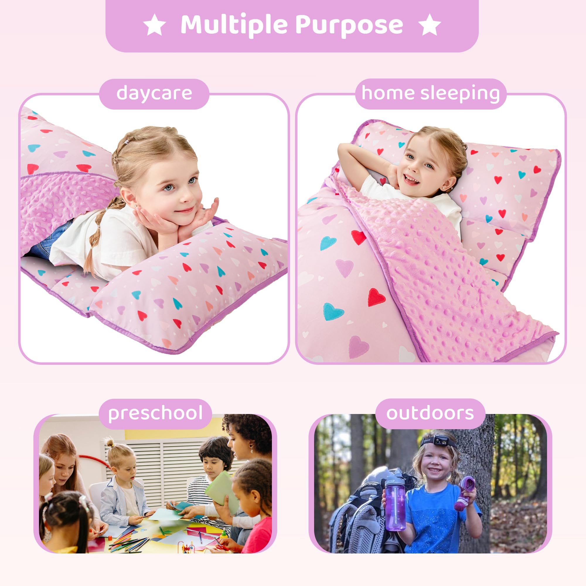 Viviland machine-washable nap mat for simple care