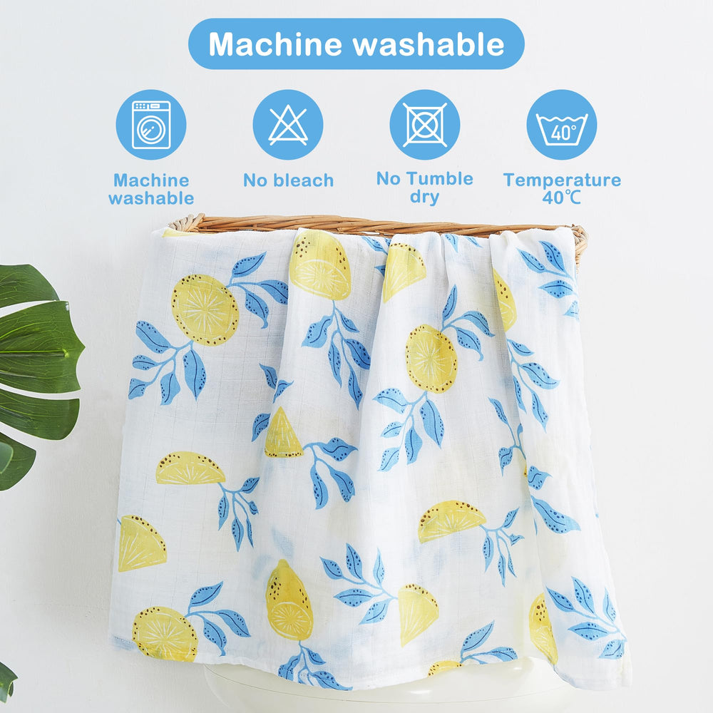 Viviland Muslin Swaddle Blankets durable-color-retains promise long-lasting softness and vibrant hues.