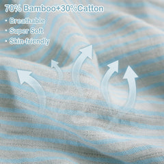 Viviland muslin swaddle grey-pink solid promotes versatile day-to-night use for baby comfort.