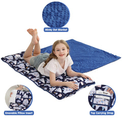 Viviland nap mat blanket measures 41x32 inches for warm nap time.