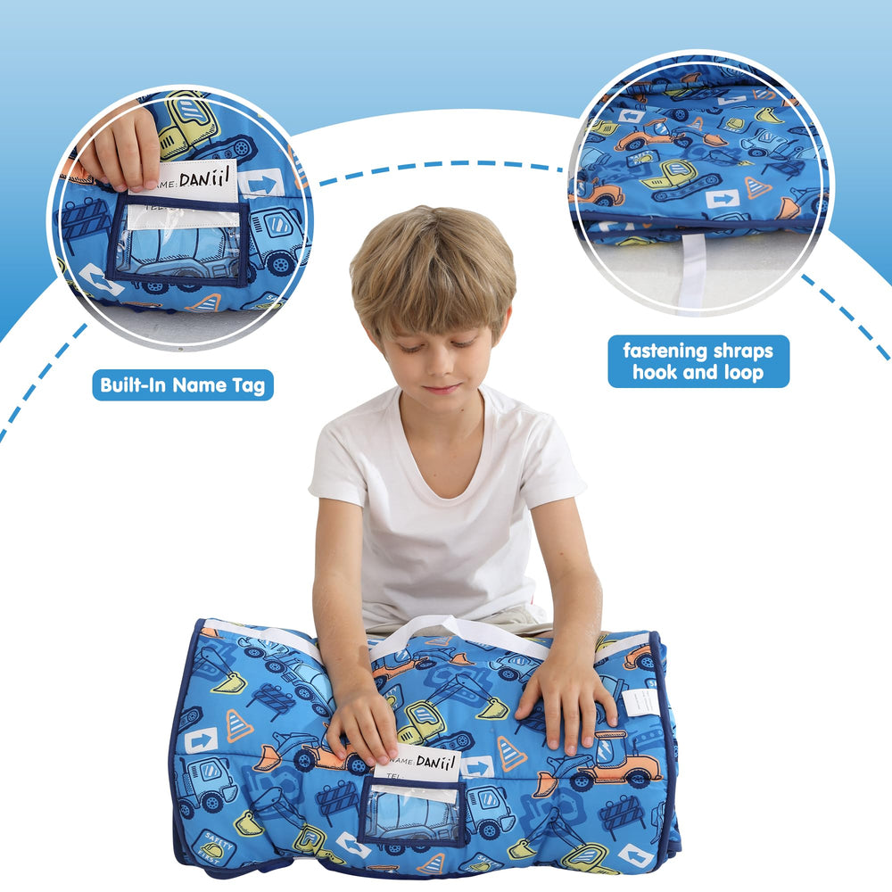 Viviland nap mat with removable blanket for cozy warmth on chilly days.