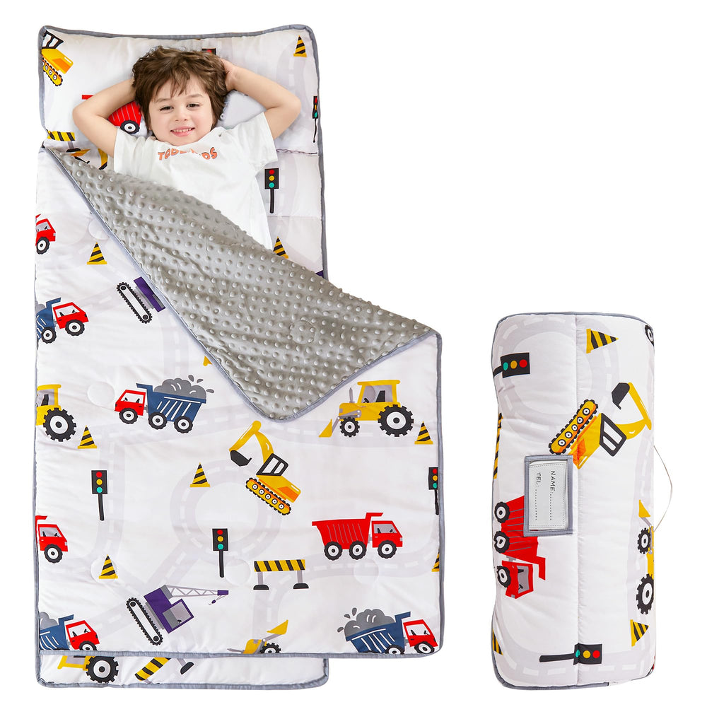 Viviland nap mat car-truck pattern ready for preschool naps