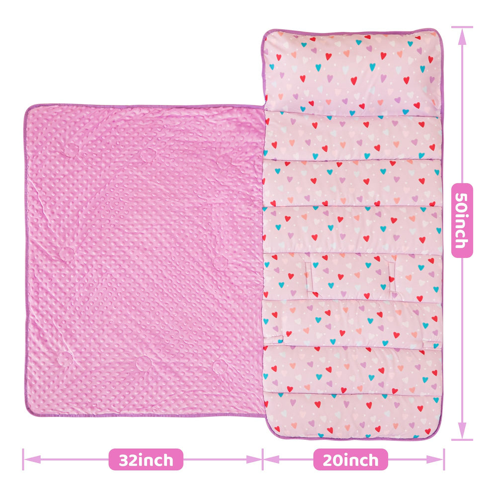 Viviland nap mat rolled and carried with handles for easy transport