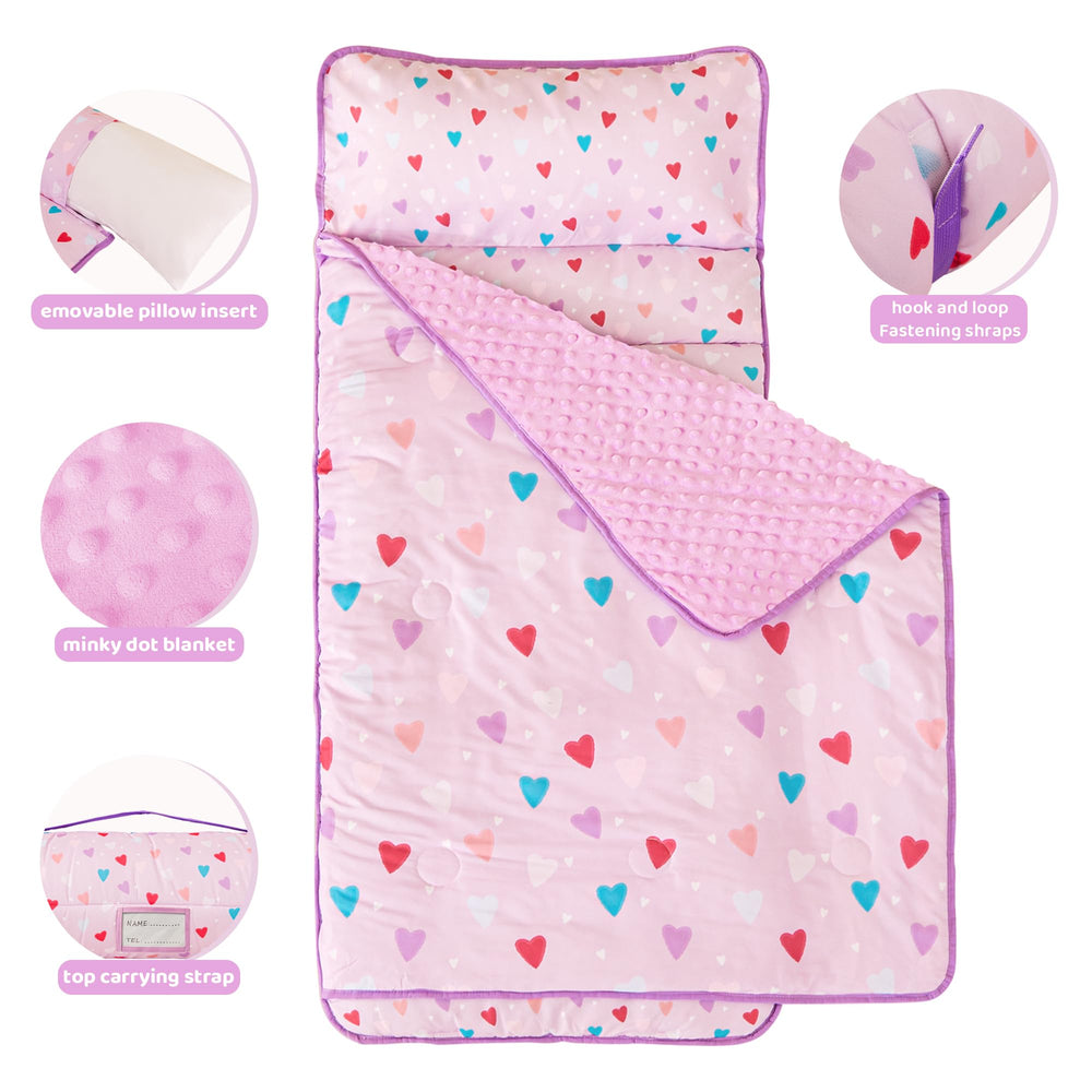 Viviland nap mat pillow and blanket removable for easy washing