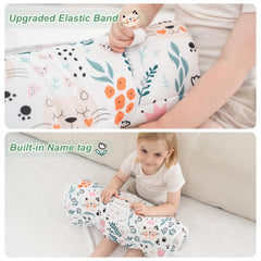 Viviland nap mat pillow rolled-design demonstrates easy portability for travel or kindergarten.