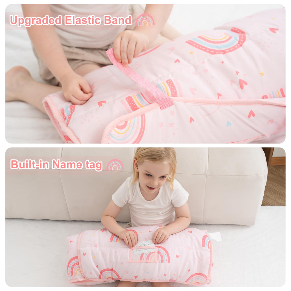 Viviland nap mat roll-up-design for easy travel and storage on the go.