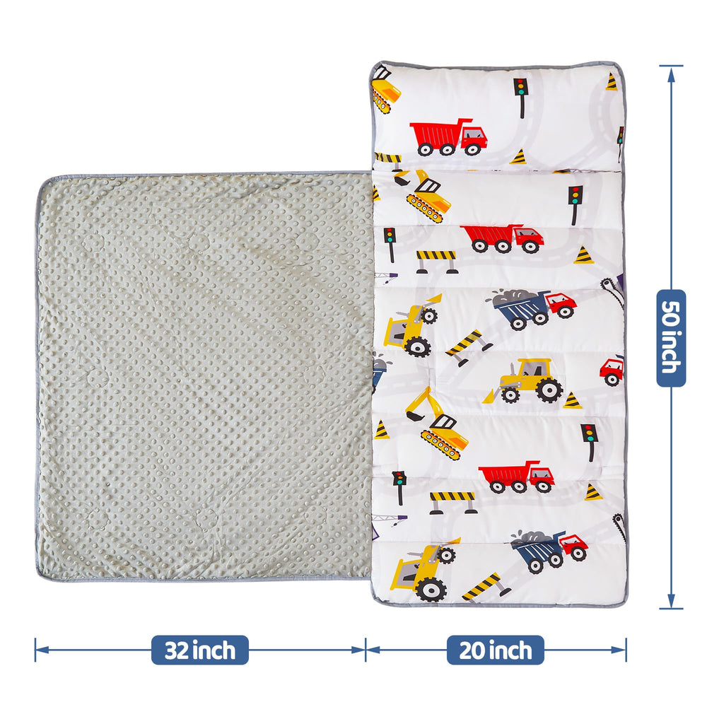 Viviland nap mat rolled and closed with handles for transport