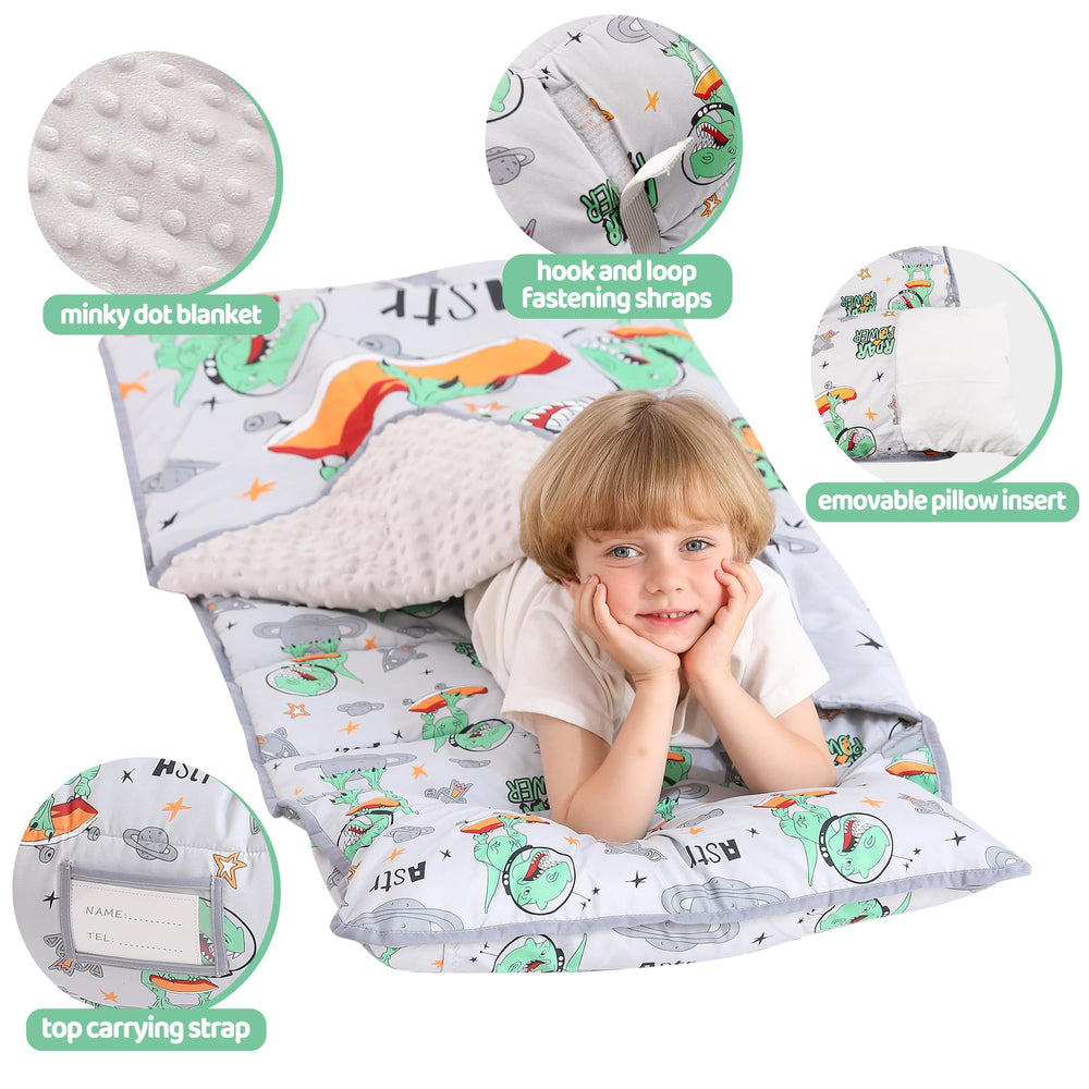 Viviland nap mat rolled with handle for easy daycare transport