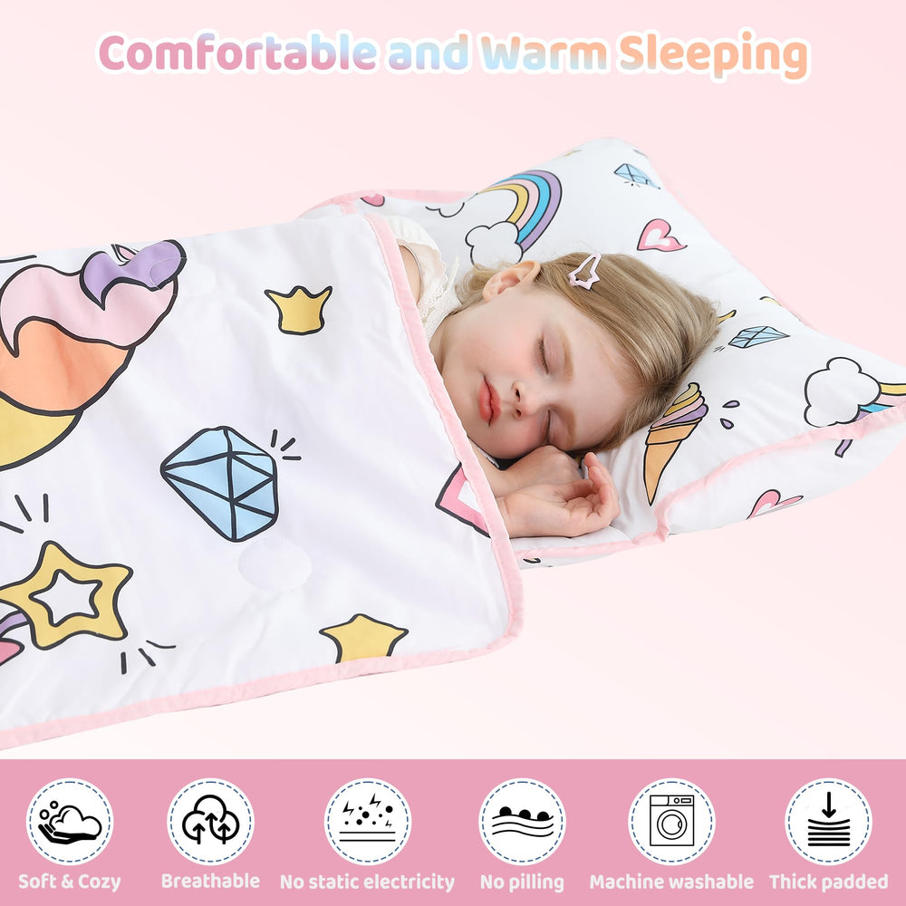 Viviland nap mat sized at 50x20 inches for growing toddlers.