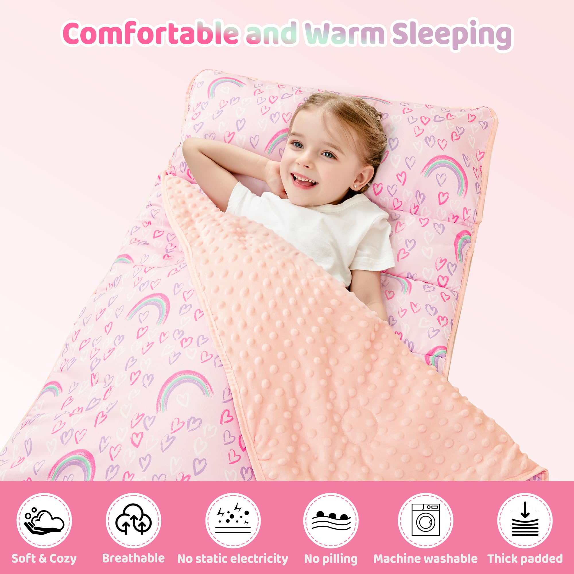 Viviland nap mat size of 50 by 20 inches for ages 3 to 6