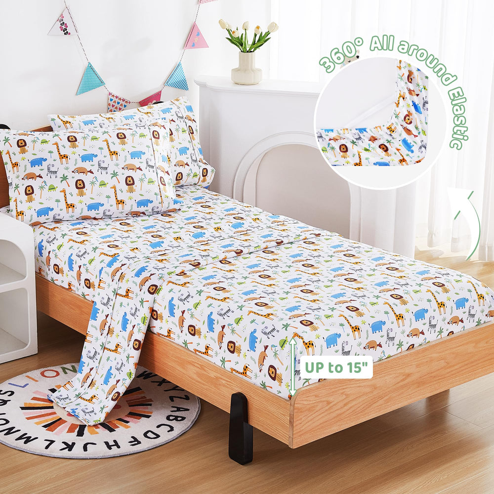 Viviland 20x30 pillowcase for kids sheets with smooth finish and easy-care.