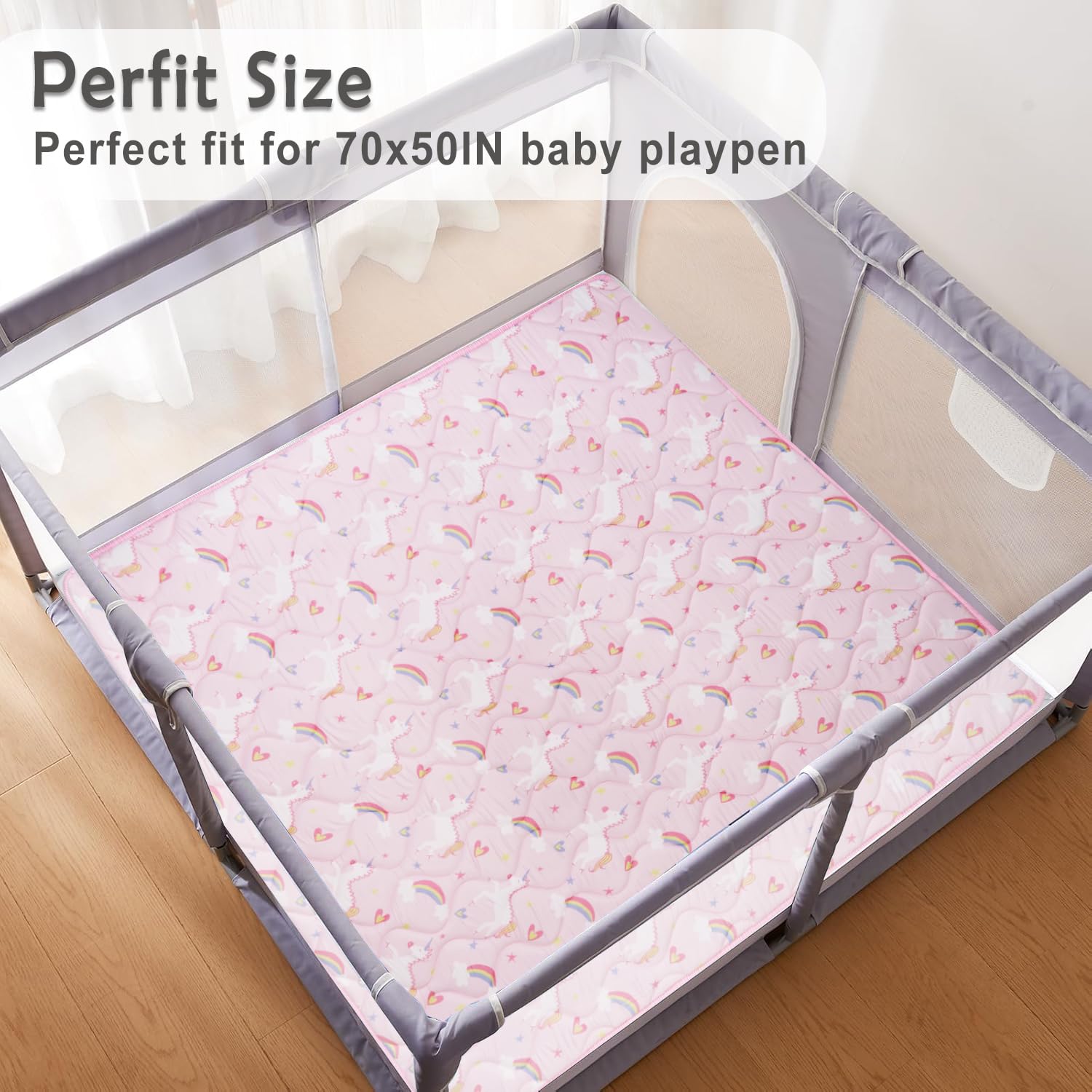 Viviland play mat with non-slip textured surface for stable play