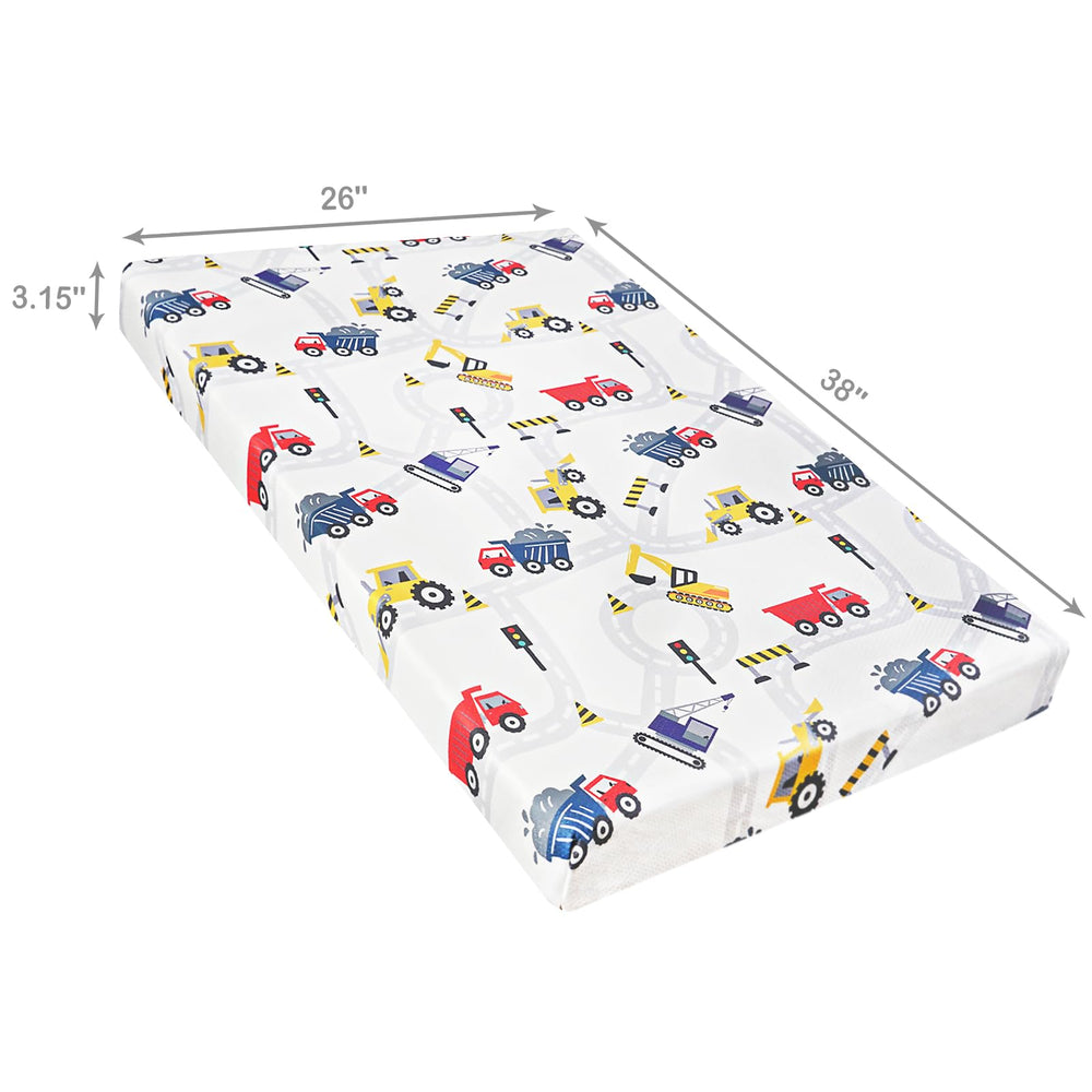 Viviland portable toddler mattress in a travel-ready setup for playards.
