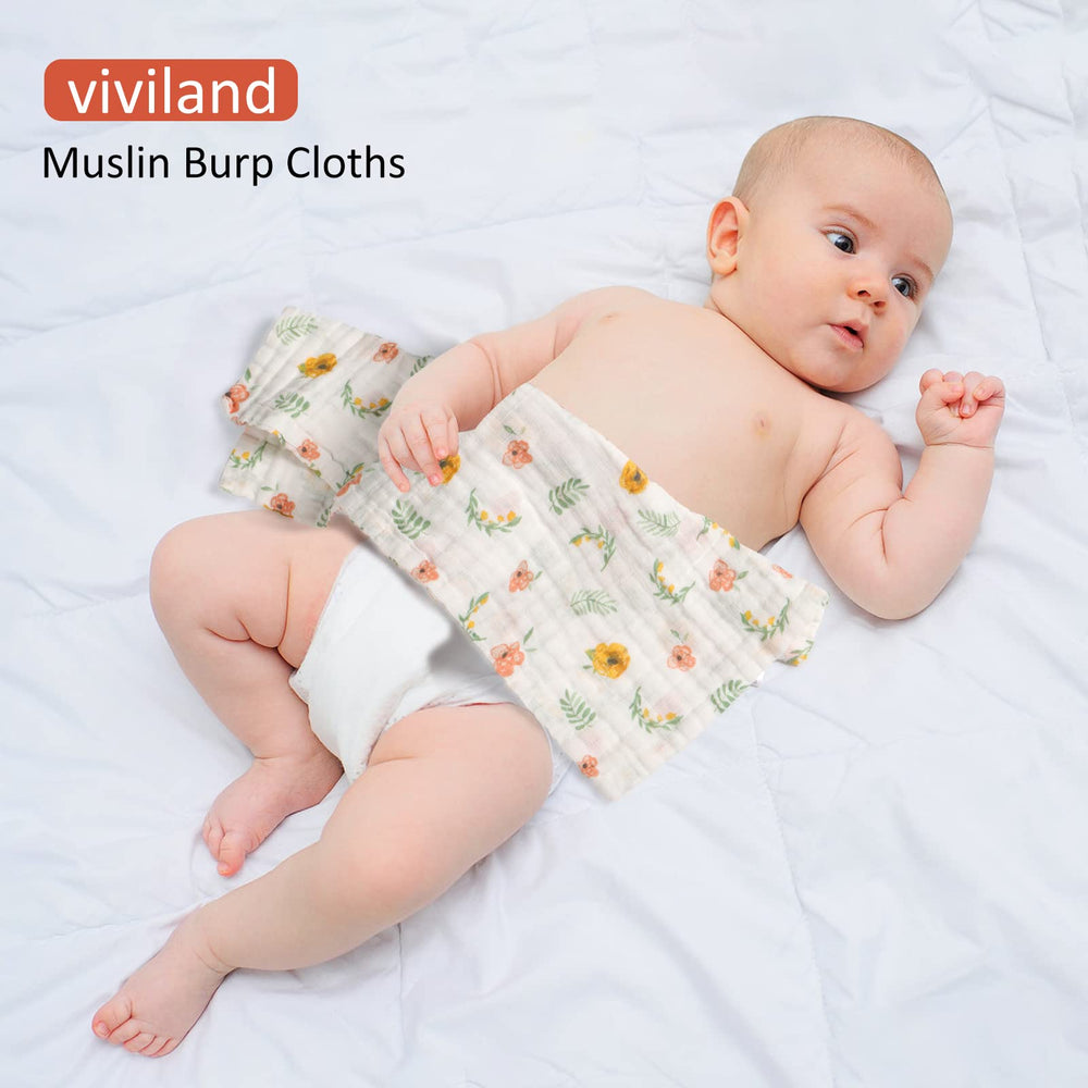 Viviland reusable washcloths support gentle cleansing for both girl and boy babies.