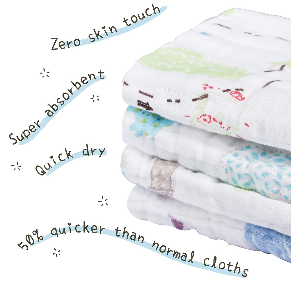 Viviland soft cotton texture close-up ideal for newborn skin.