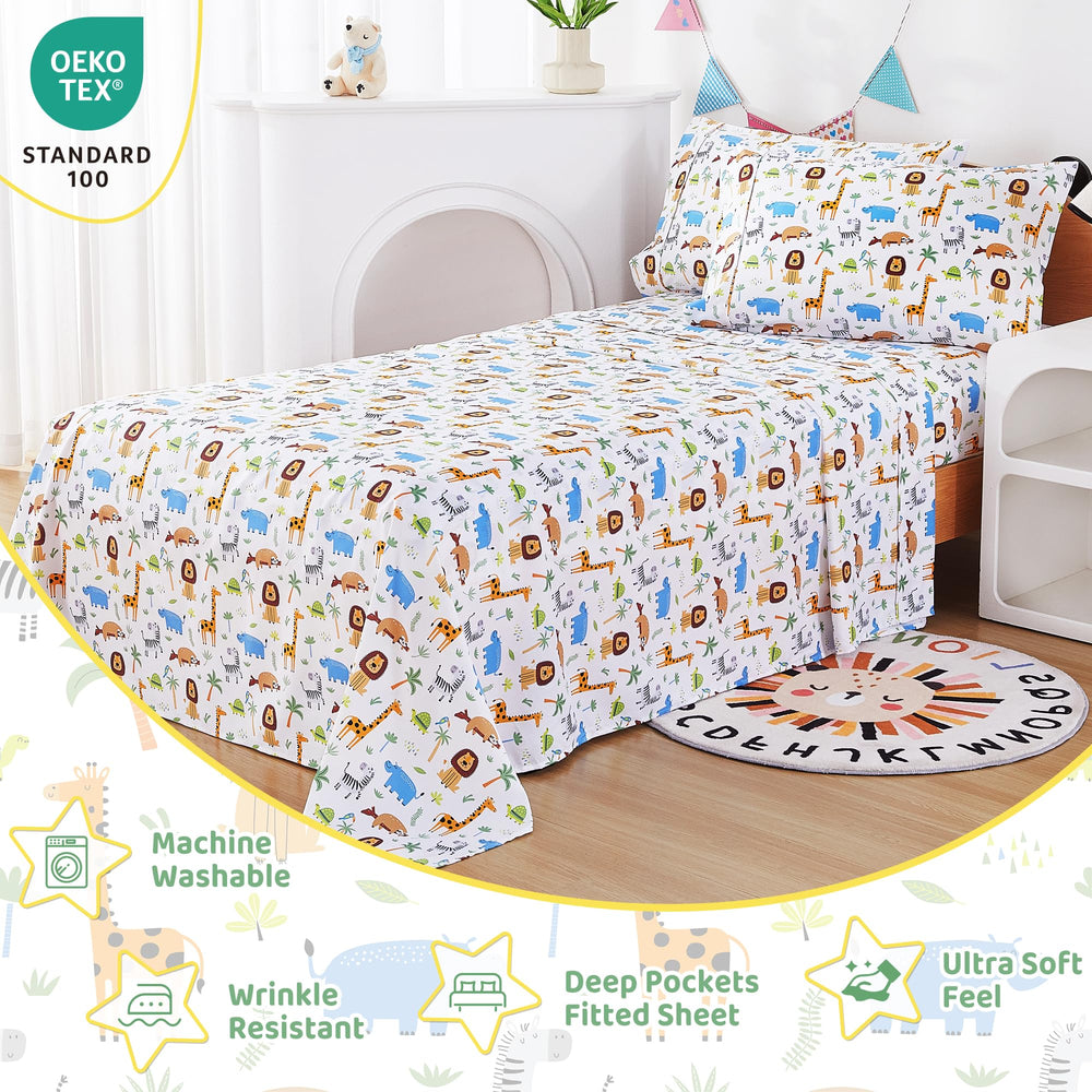 Viviland soft microfiber twin sheets closeup showing gentle softness and breathability.