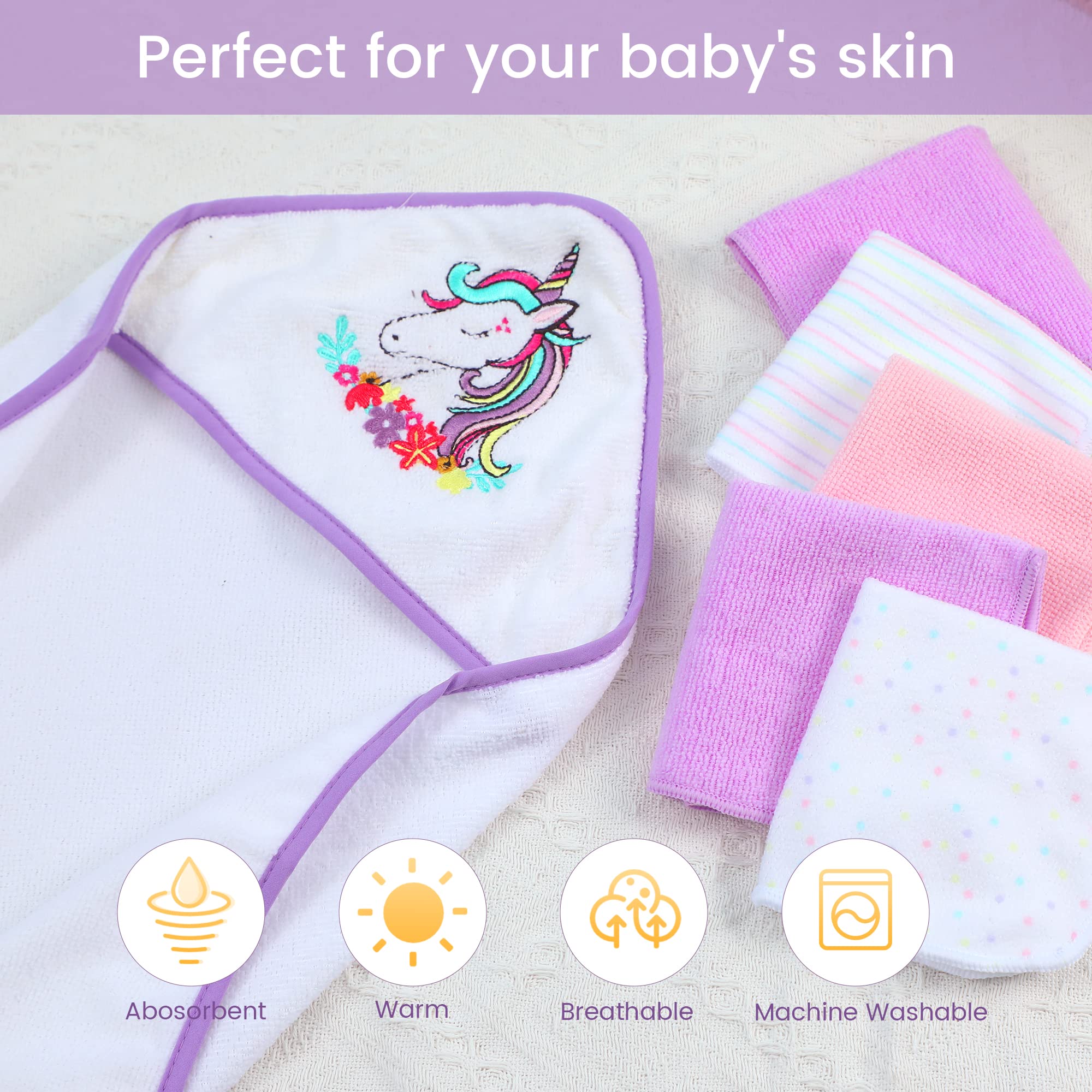 Viviland super-absorbent superfine fiber towels dry hands and bodies quickly
