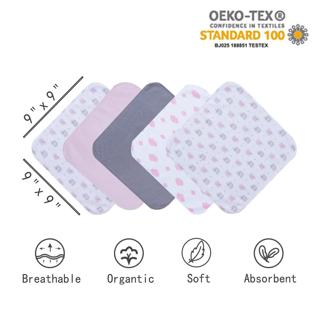 Viviland thickened-towel design feels plush and comfortable on baby skin