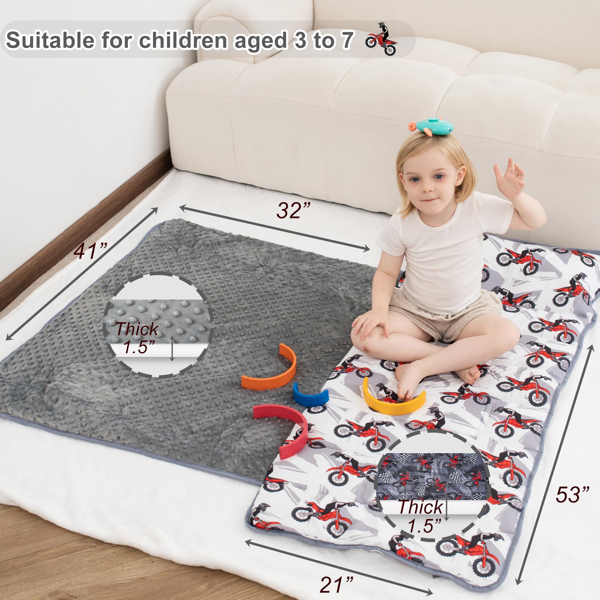 Viviland in-use at daycare with built-in name tag for quick ID