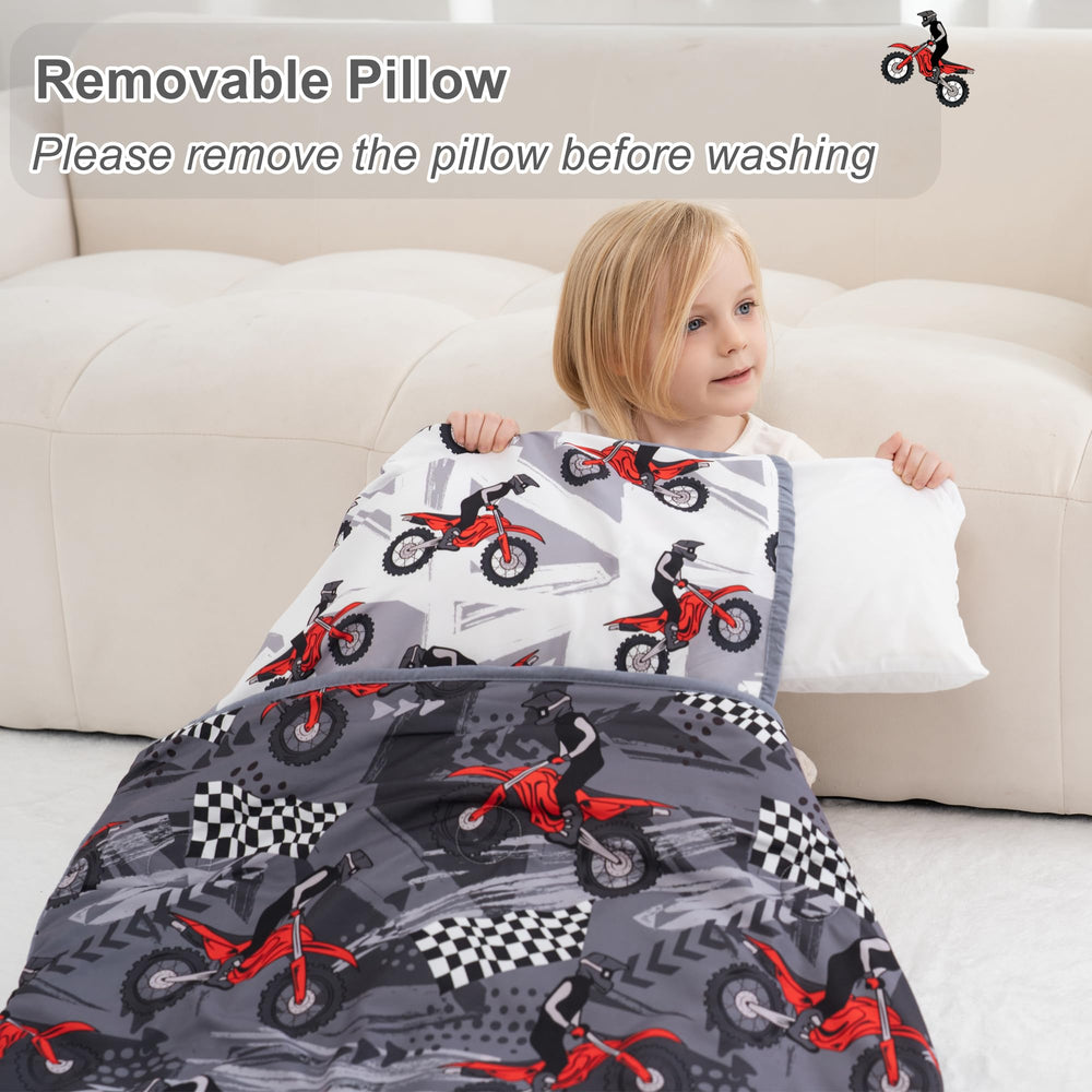 Viviland nap mat front brushed microfiber provides breathable everyday comfort