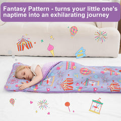 Viviland nap mat minky dot back adds a soothing tactile feel.