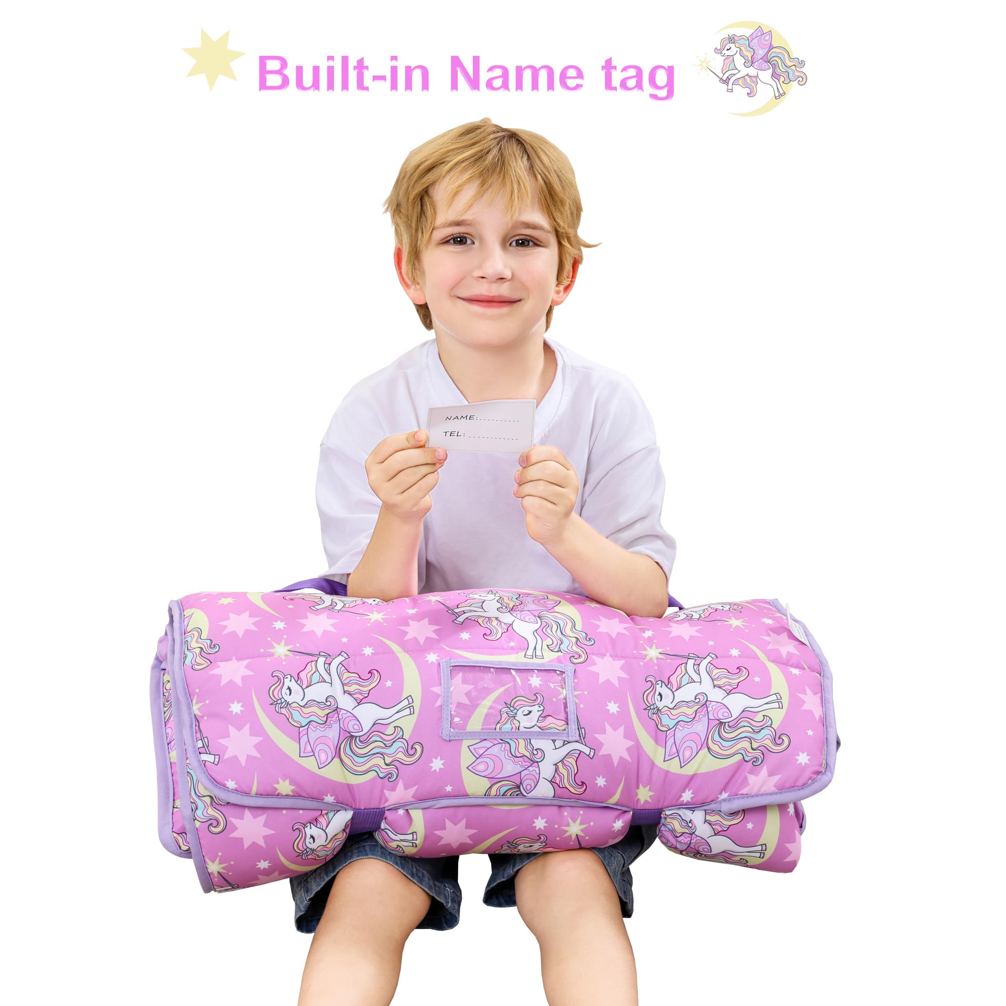 Viviland Nap Mat roll-up design for simple transport and storage.