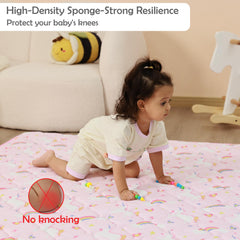 Viviland cushioning mat supports toddler playtime safety