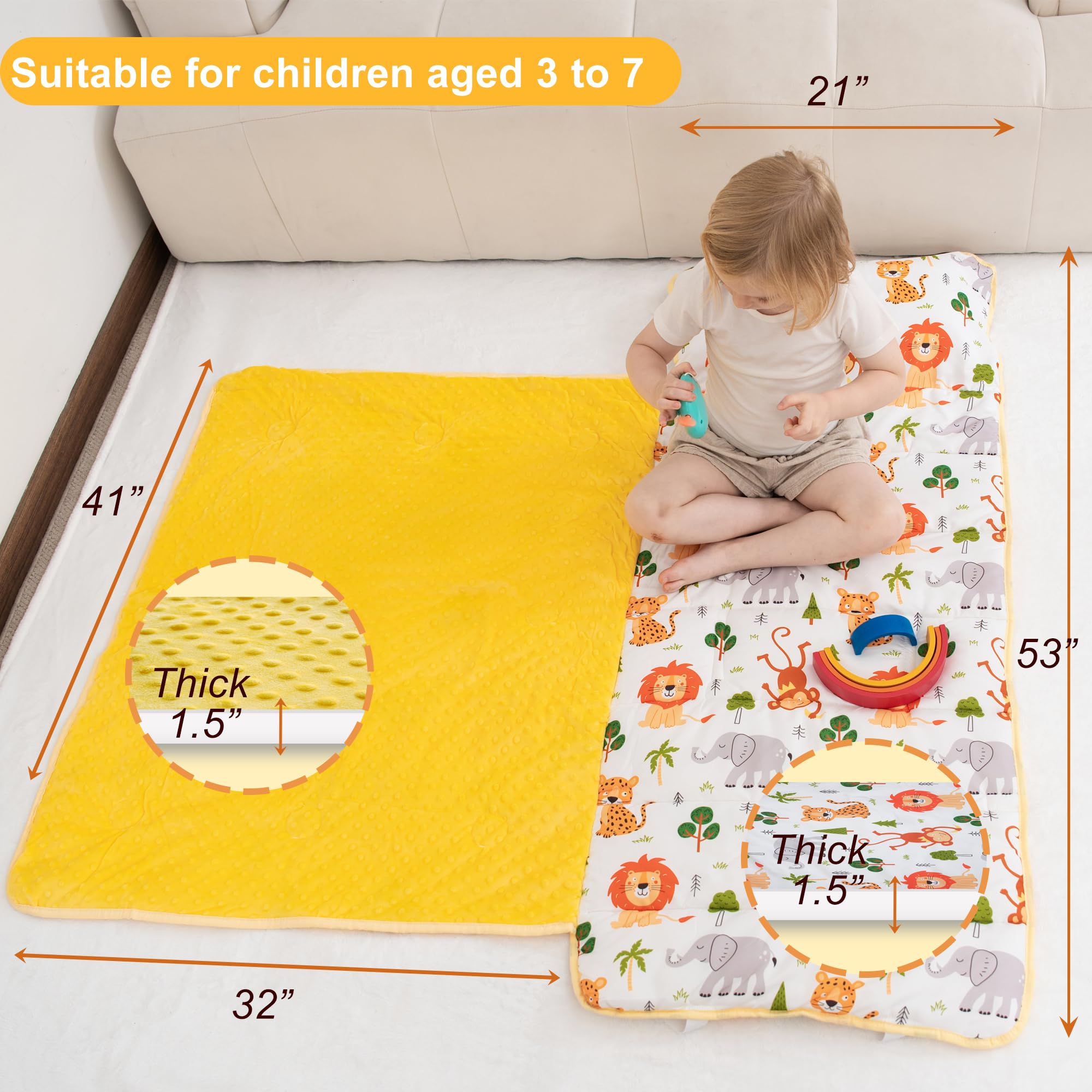 Viviland complete nap set doubles as a play mat and lightweight travel quilt.