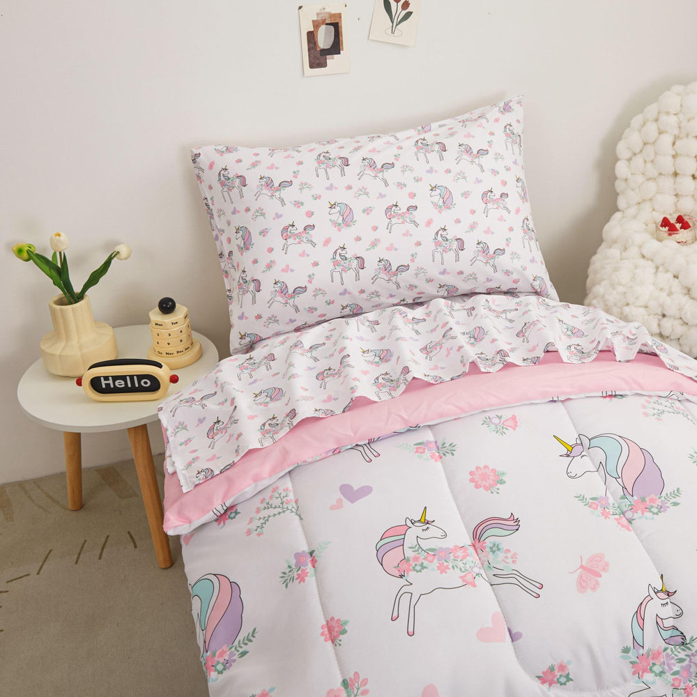 Viviland Unicorn toddler comforter set packaging gift bag ready for birthdays