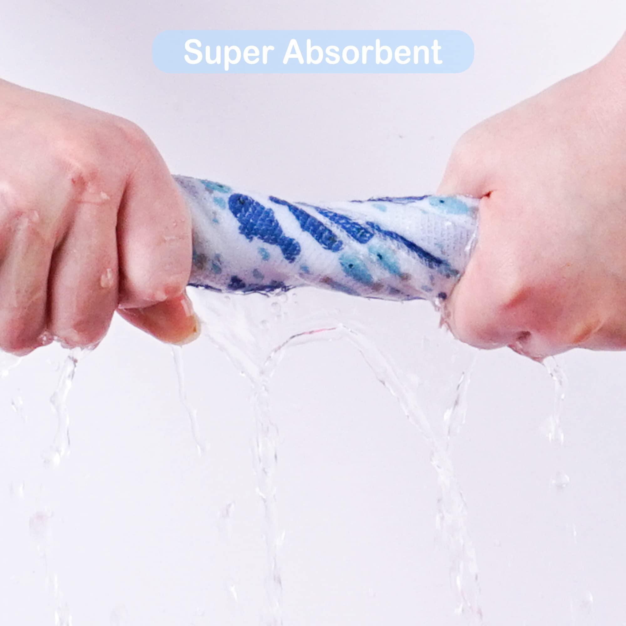 Viviland soft-design washcloths provide gentle infant cleansing and snuggly texture.