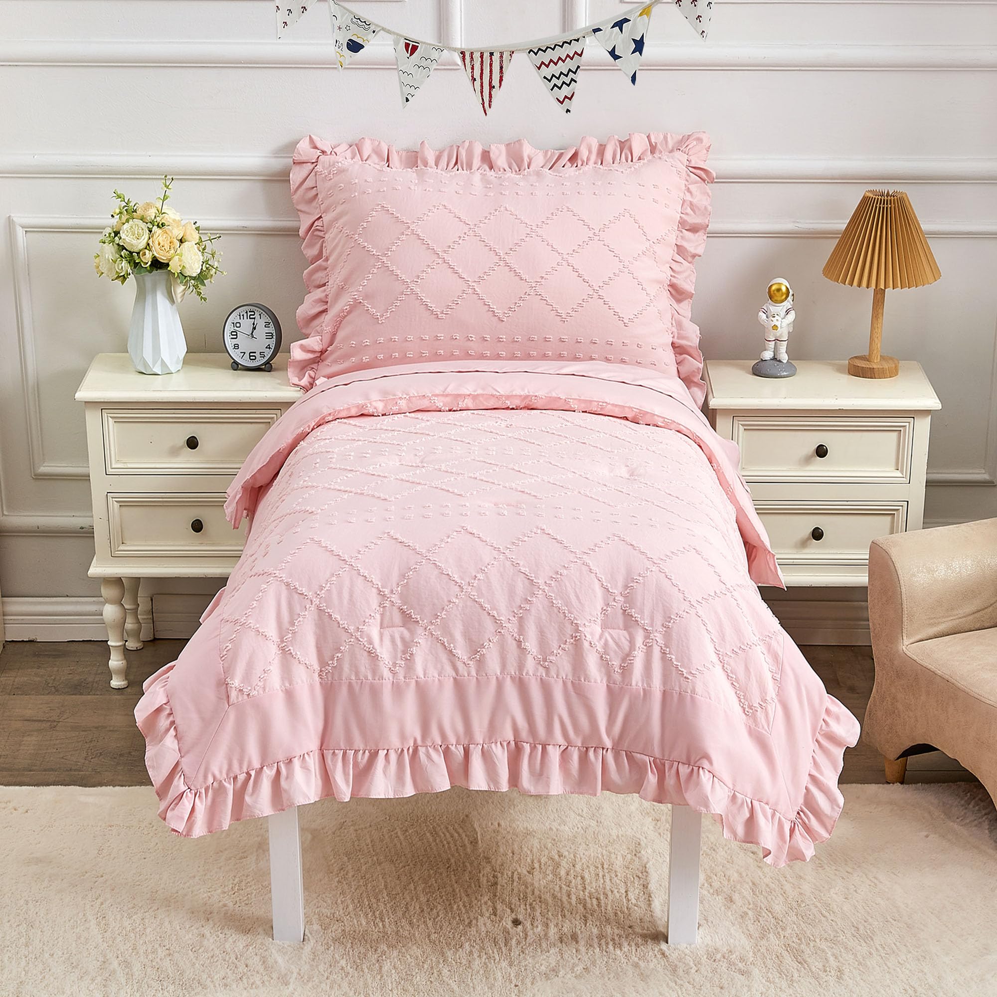 vivilinen pink boho colors brighten kid room and decor