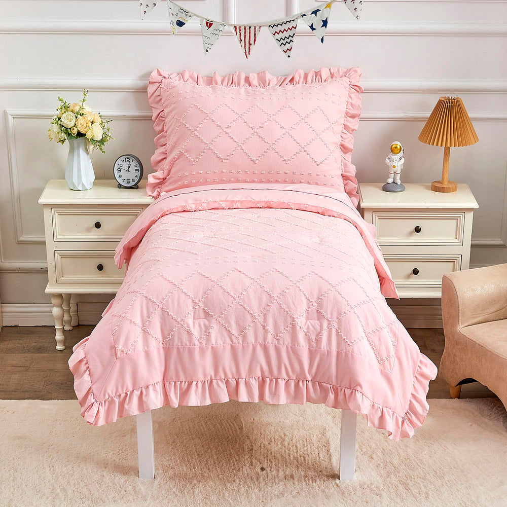 vivilinen pink boho colors brighten kid room and decor