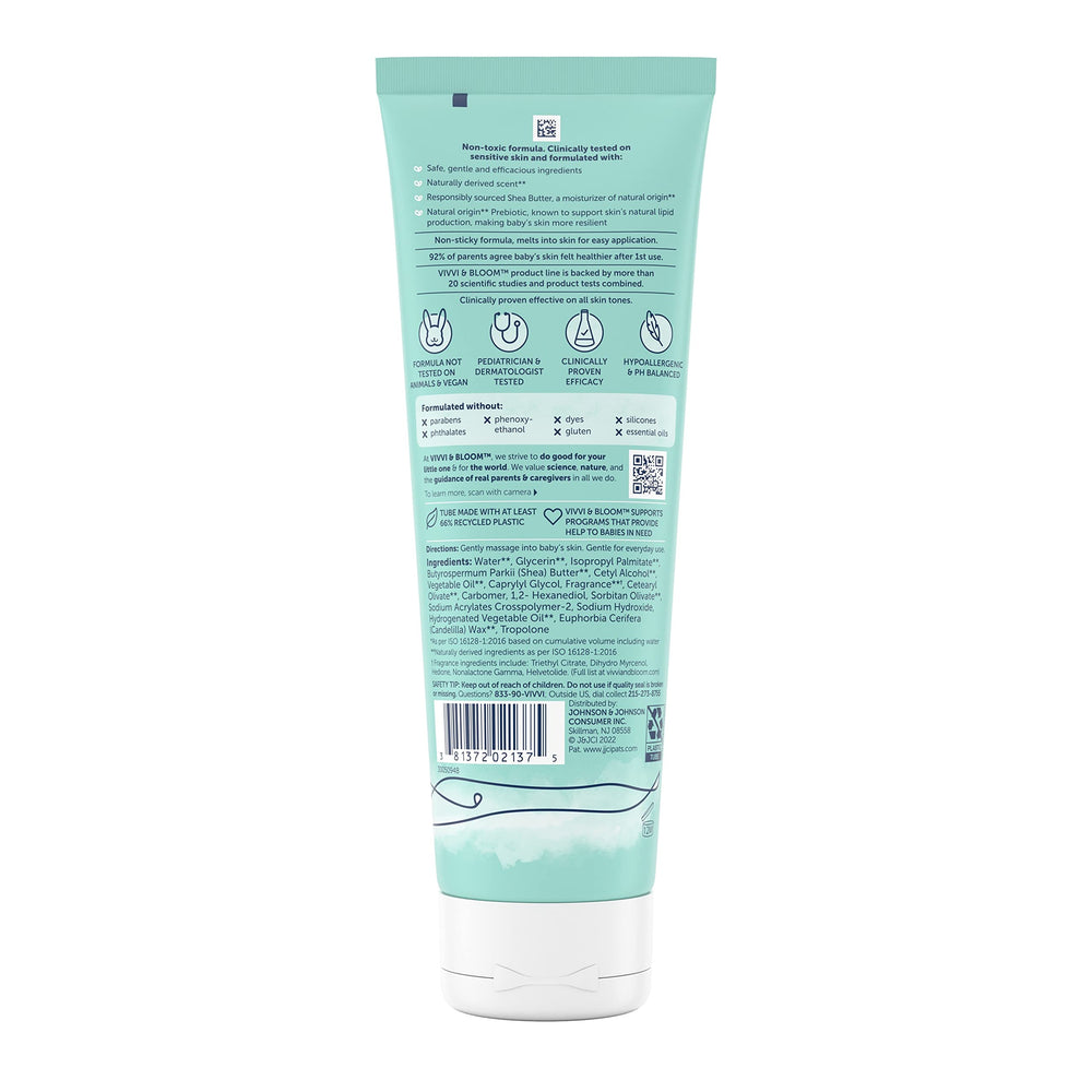 EWG Verified seal on Vivvi & Bloom hypoallergenic lotion