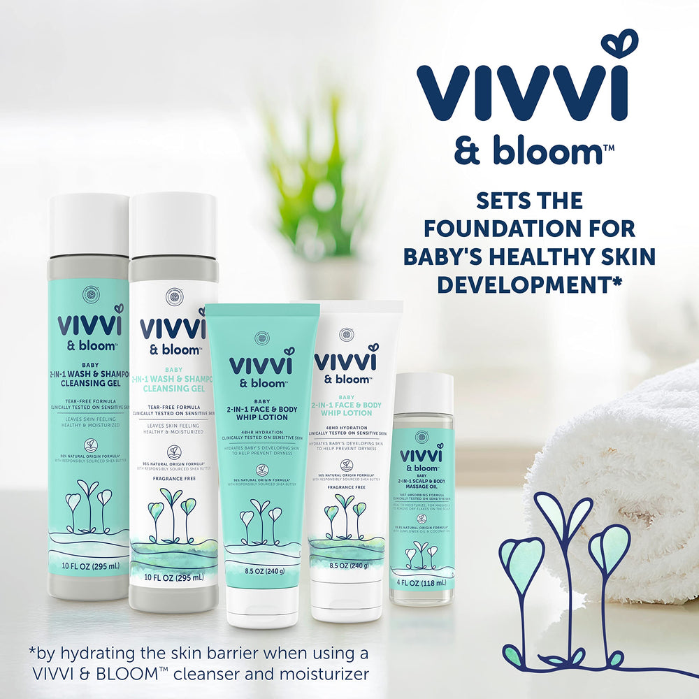 Natural-origin prebiotic ingredient highlighted on Vivvi & Bloom packaging