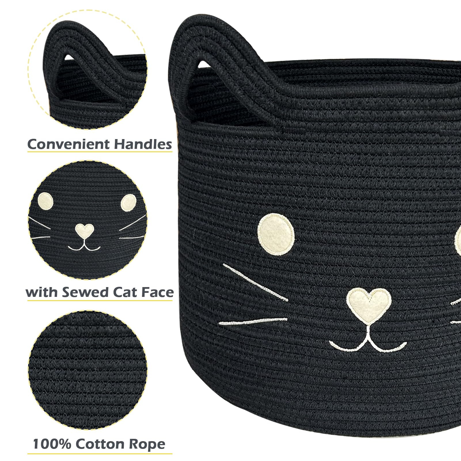 VK VK·LIVING cat face design adds playful decor and storage.