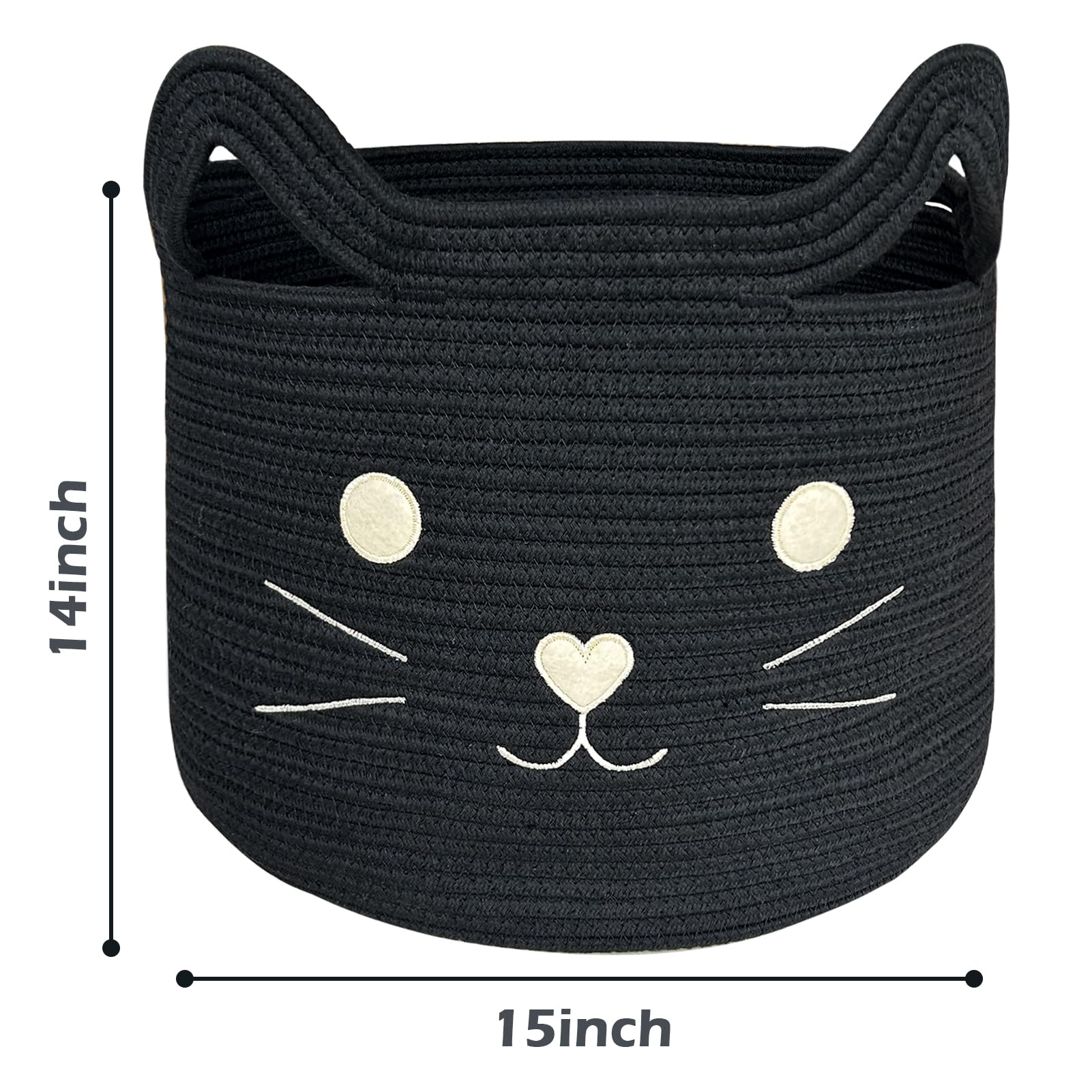 VK VK·LIVING cotton rope basket uses safe materials with no smell.
