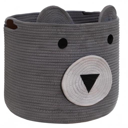 VK VK·LIVING cotton rope bear basket with bear-handle detail for easy carrying.