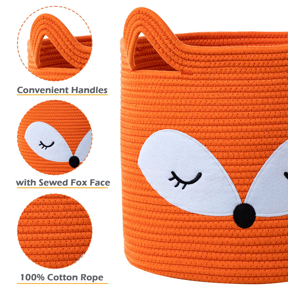 VK VK·LIVING Fox Basket closeup cotton rope skin-friendly storage