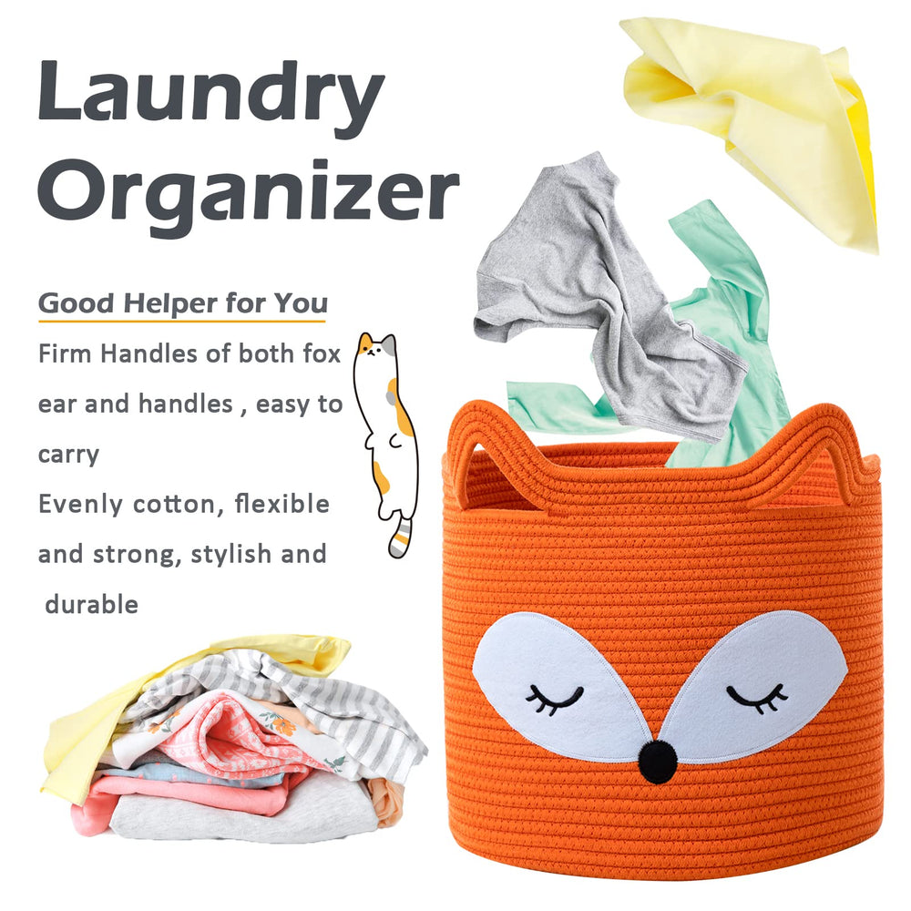 VK VK·LIVING Fox Basket in room as versatile decor and storage