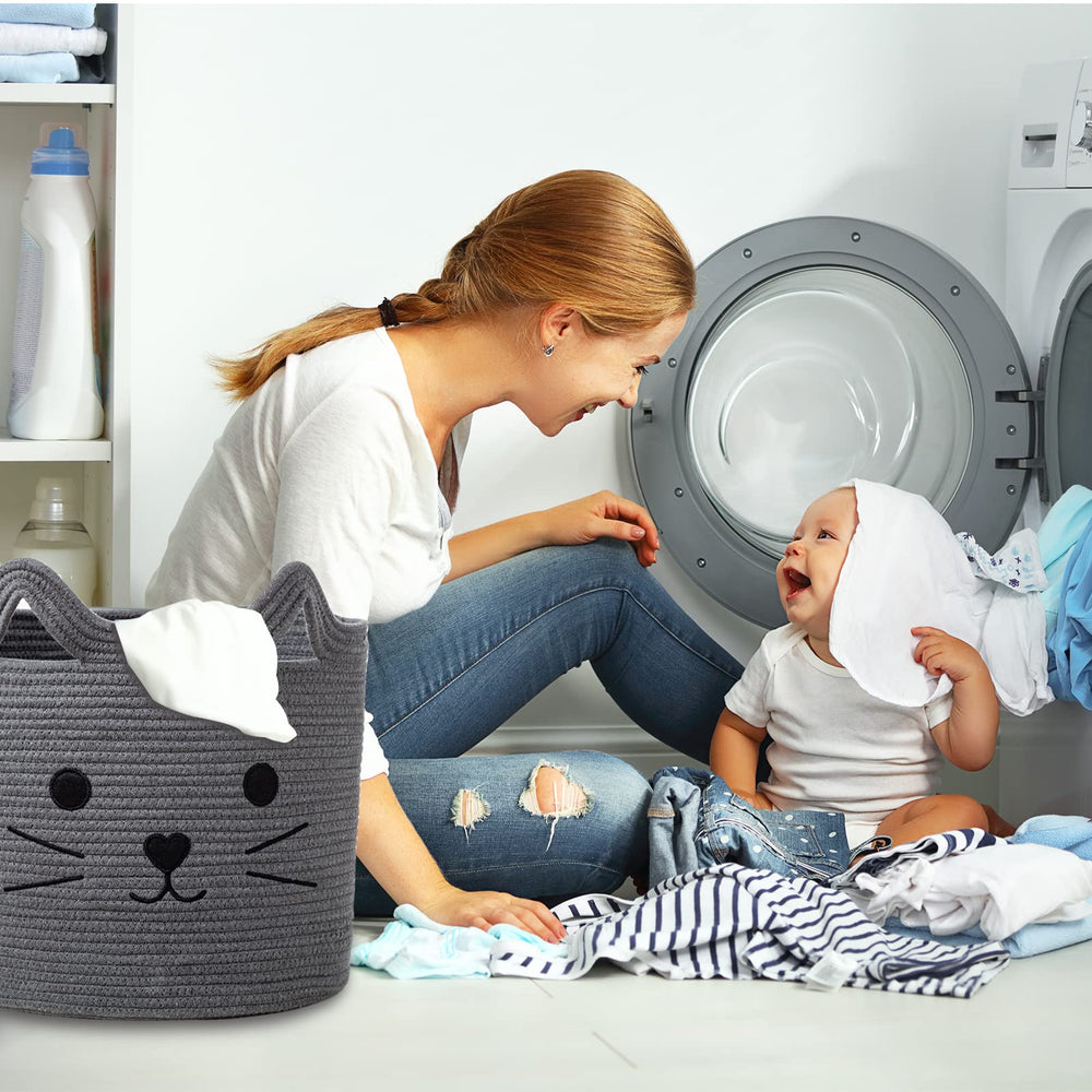 VK VK·LIVING toy-storage basket keeps toys sorted and ready