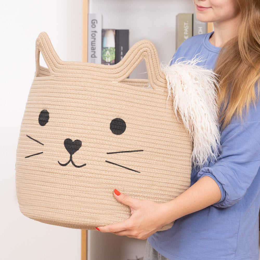 VK VK·LIVING nursery toy basket keeps plush toys organized