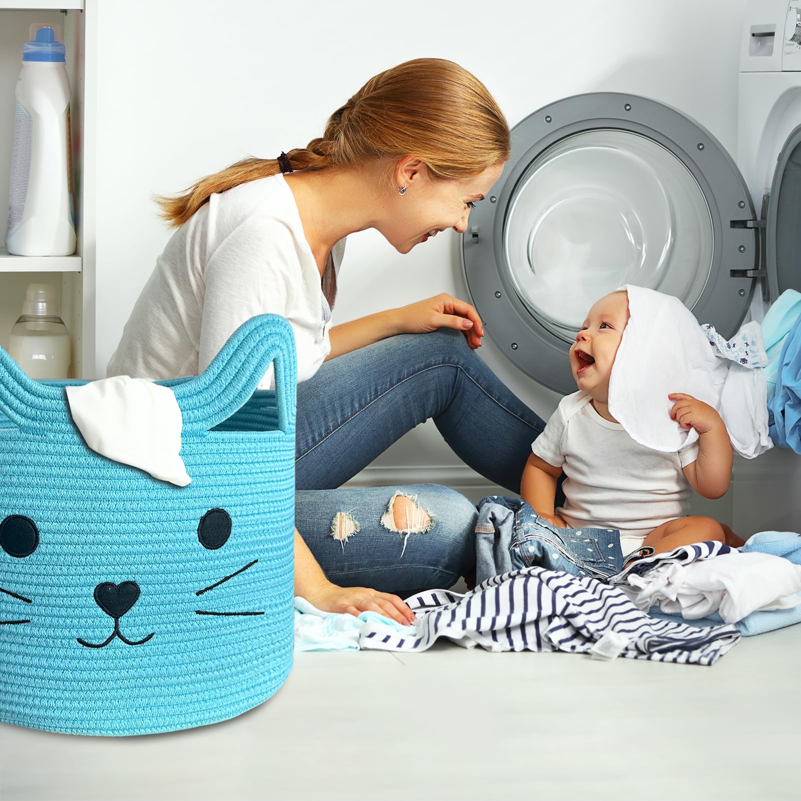 VK VK·LIVING cat basket folded for compact storage saves space when not in use.