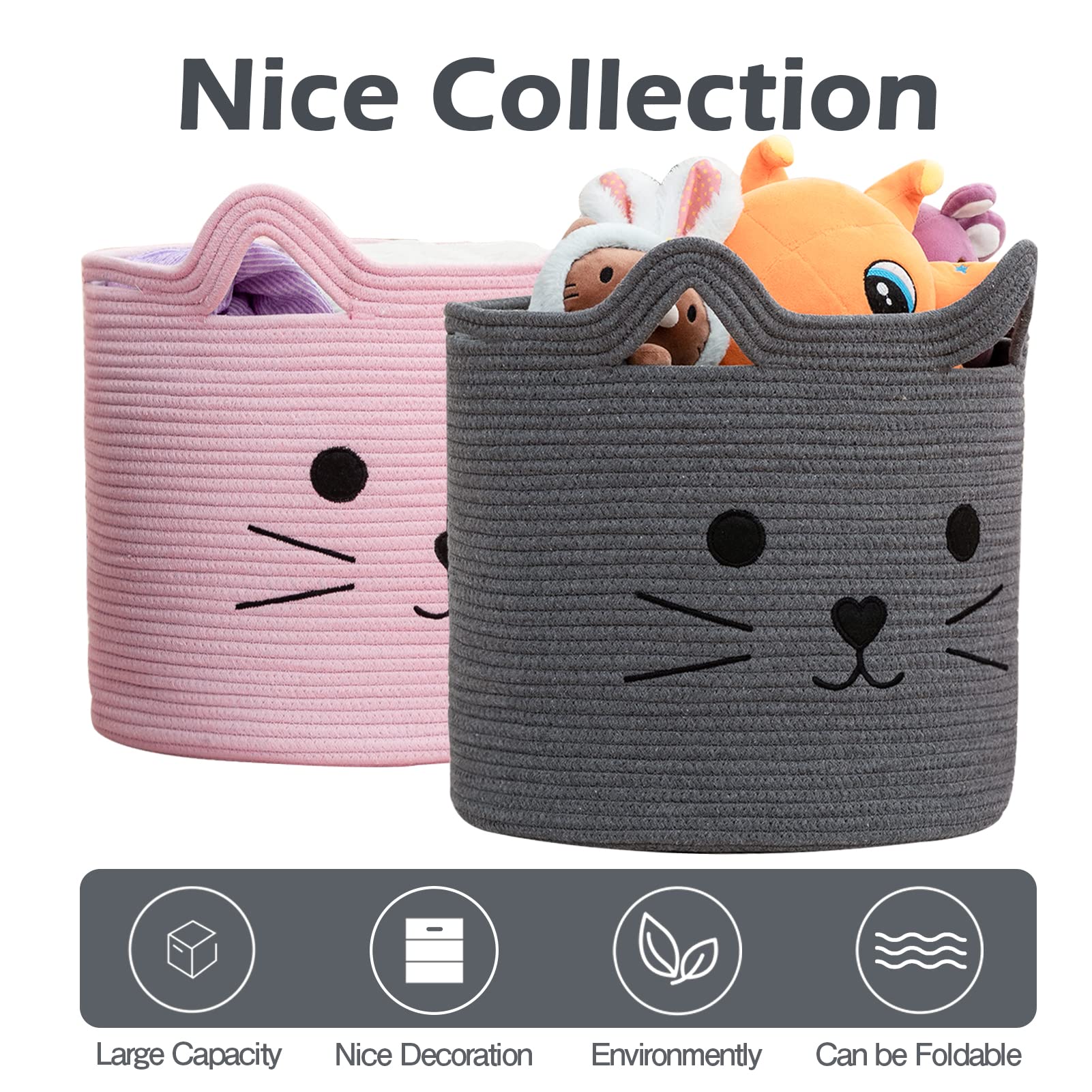 VK VK·LIVING cat-themed storage elevates organization and daily routines.