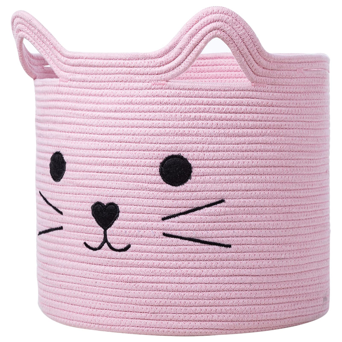 VK VK·LIVING cat toy basket pink 15x14 stores toys neatly and stylishly.