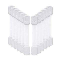 Vkania 12-pack baby-proofing cabinet locks shown for safe cabinets and drawers