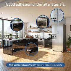 Vkania lock with 3M backing visible for durable daily use.